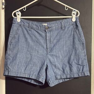 a new day Cotton Chambray Shorts Size: 10